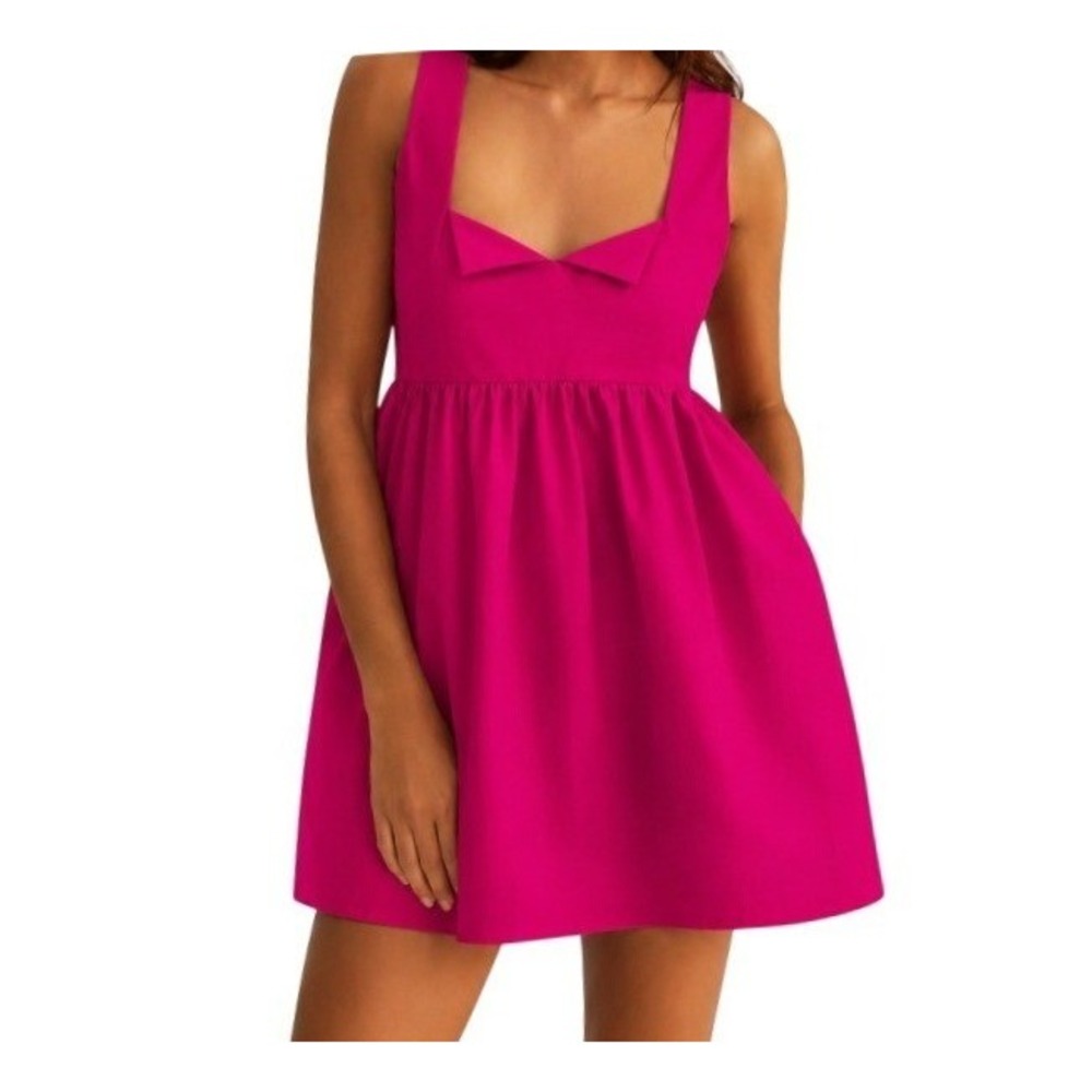 Anthropologie Daily Practice Womens S Pink Sleeveless Notch Neck Mini Dress NWT‎